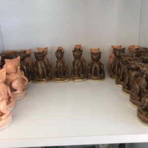 Chess Set Cats